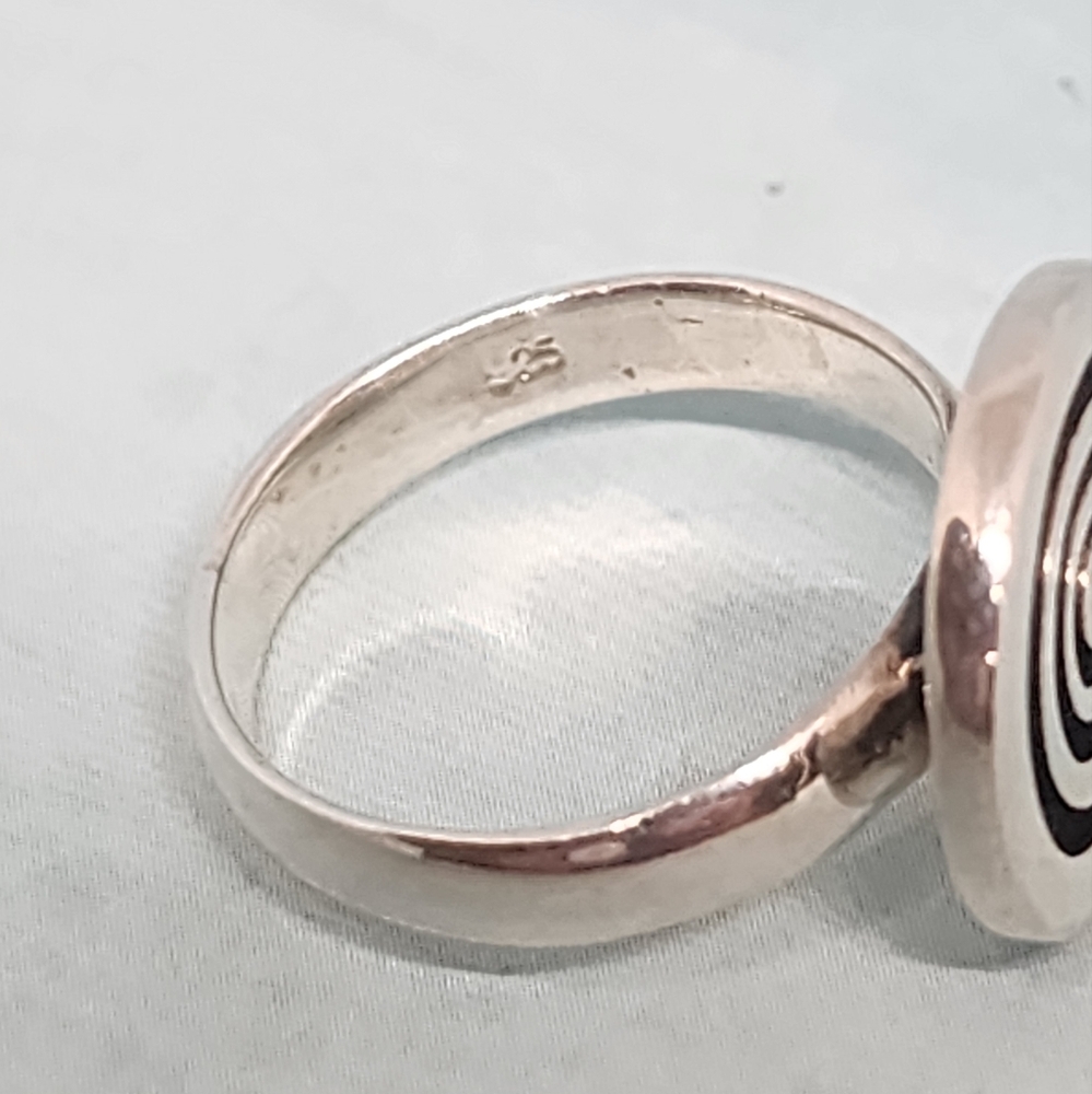 Vintage Sterling Spiral Ring - Picture 5 of 5